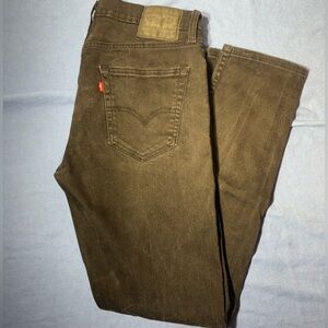 Levi's Men's Skinny Jeans - Dark Brown